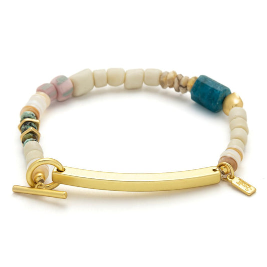 SCOUT HIDDEN MESSAGE BRACELET-F*CKING GREAT-GOLD