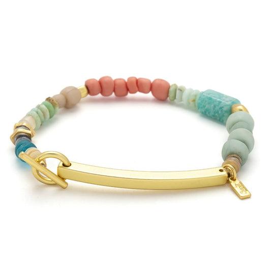 SCOUT HIDDEN MESSAGE BRACELET-CRUSHING IT-GOLD