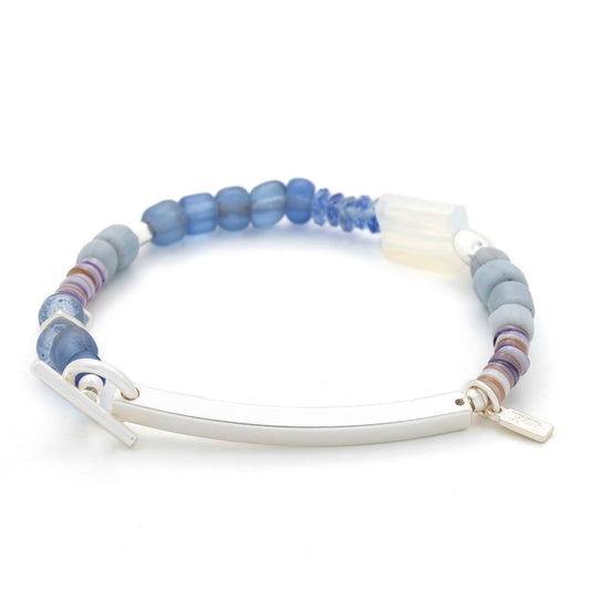SCOUT HIDDEN MESSAGE BRACELET-STRONG SILVER