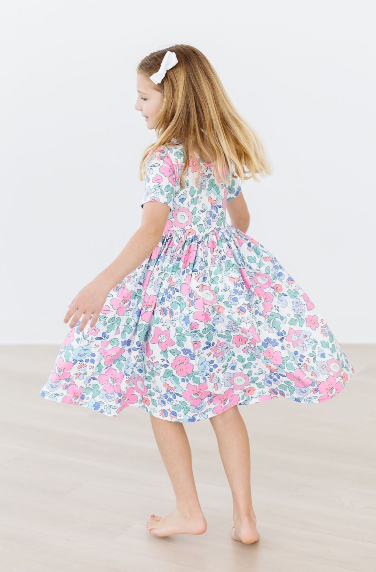 MILA & ROSE  TWIRL DRESS-HYDRANGEA