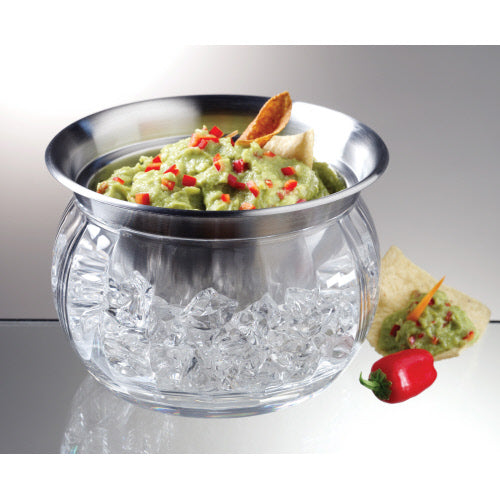 3 PIECE STAINLESS ICED DIP SET