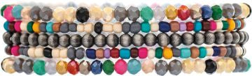RAIN -SMLT MIXED GLASS STONE BR SET