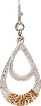 RAIN-WIRE WRAP TEARDROP EARRINGS-TT
