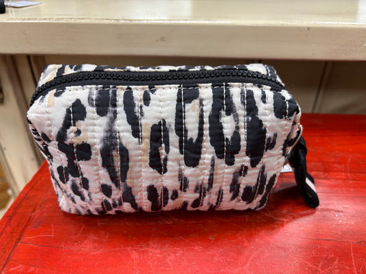 SHIRALEAH-EZRA SMALL  BOXY  POUCH-LEOPARD