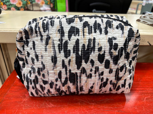 SHIRALEAH-EZRA LARGE BOXY POUCH-LEOPARD