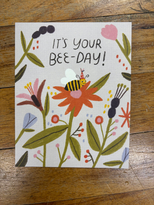LM CARD-ITS YOUR BEE-DAY