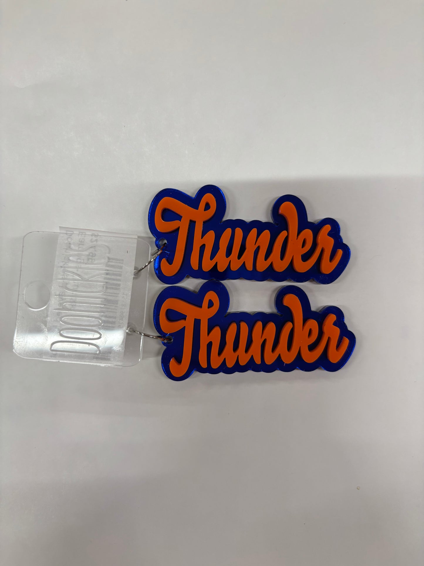 Doohickies- Layered Mascot Earrings-Thunder