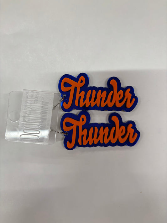 Doohickies- Layered Mascot Earrings-Thunder