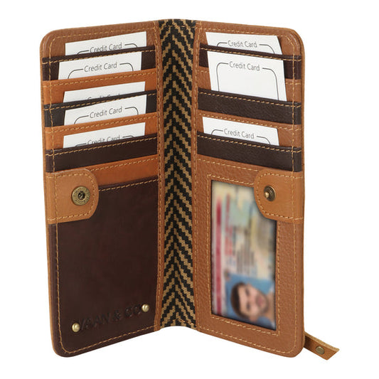 VAAN -BIFOLD WALLET-BRN/BK
