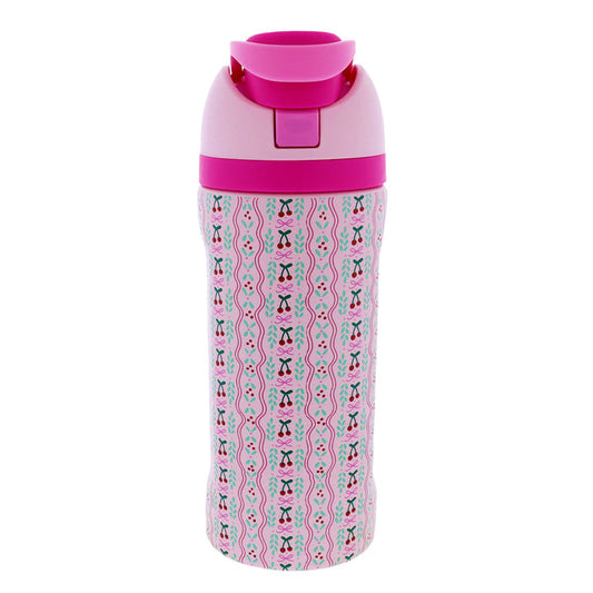 JANE MARIE  16 OZ WATER BOTTLE-PINKW/CHERRIES