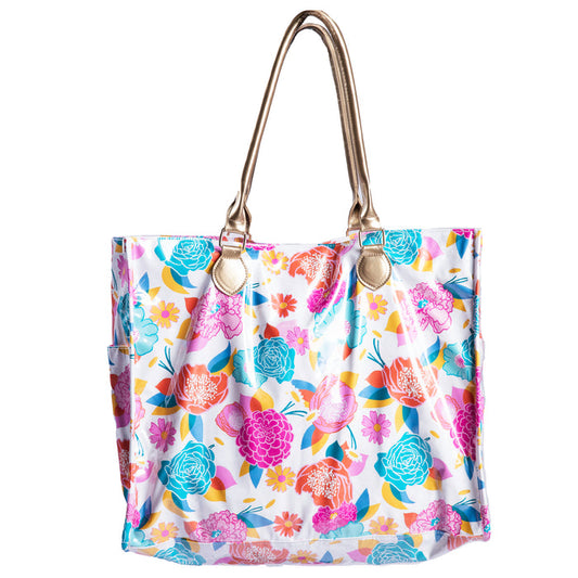 JANE MARIE MULTI PURPOSE TOTE-IN FULL BLOOM