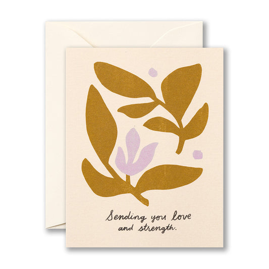 LM CARD-SENDING YOU LOVE & STRENGTH