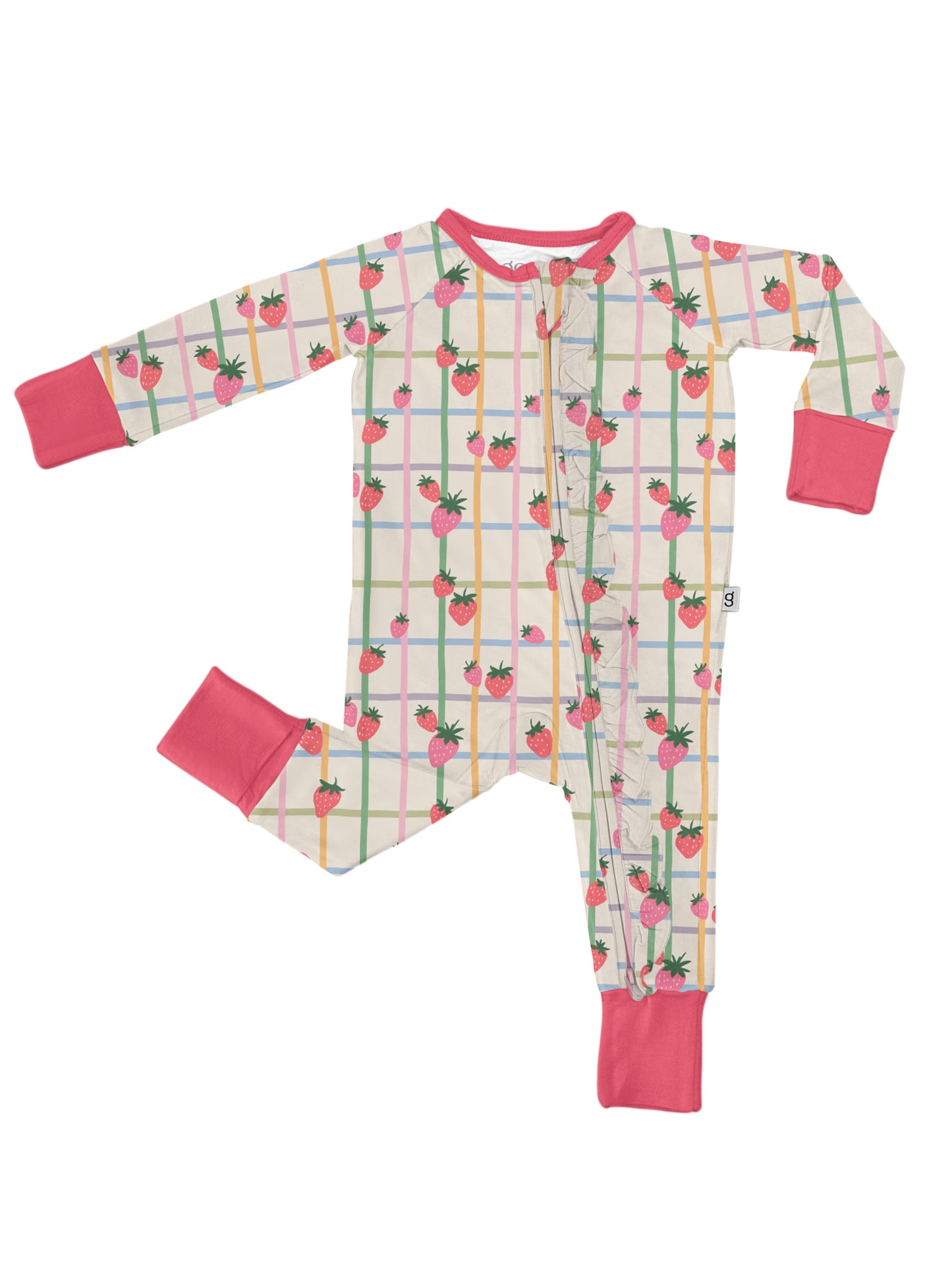GOOSIES- LS ZIP PJ-BERRY