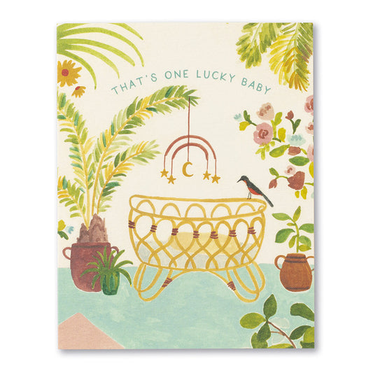 LM CARD-THATS ONE LUCKY BABY