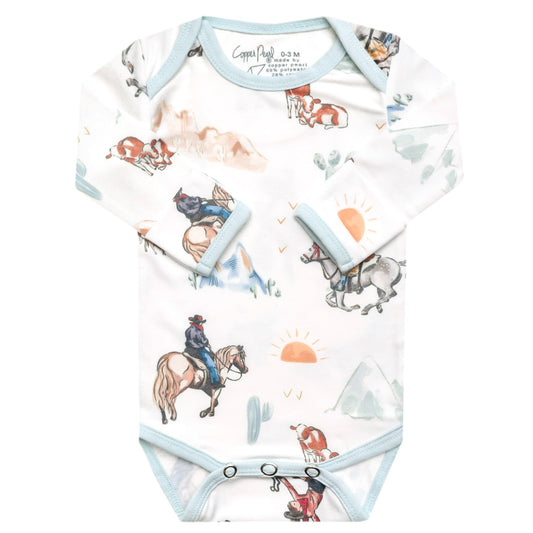 COPPER PEARL L/S BODYSUIT-BOONE