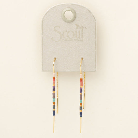 SCOUT CHRCOLOR THREAD EAR-DK MULTI GOLD