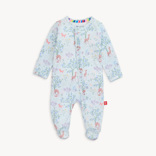 MAGNETIC RUFFLE FOOTIE-LOVE YOU DEERLY