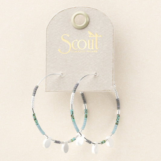 SCOUT CHROMACOLOR LG HOOP-TURQ-SILVER