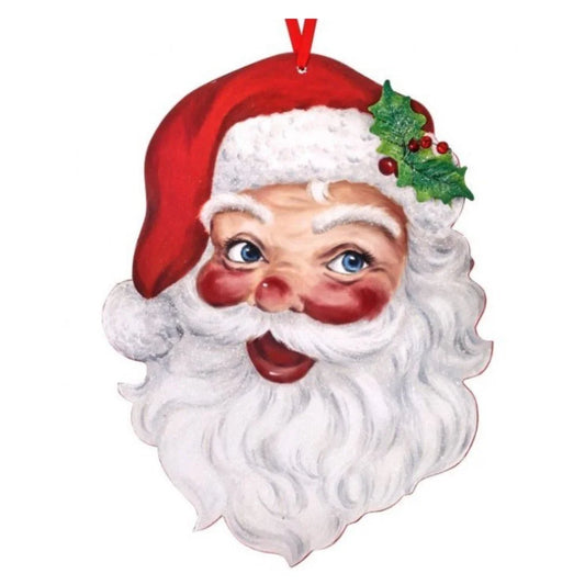 16" MDF RETRO SANTA HEAD