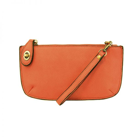 JOY MINI CROSSBODY CLUTCH WRISTLE-ORANGE