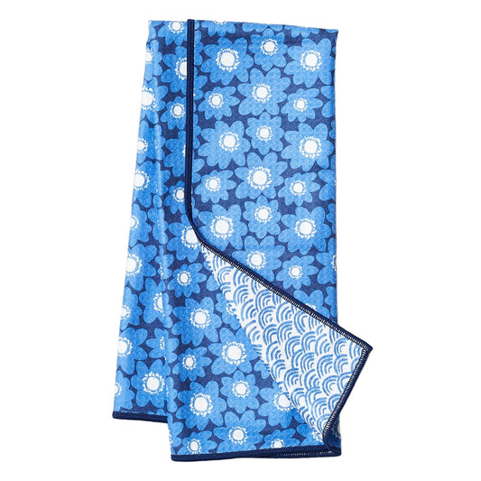 ONCE AGAIN HOME-POP DAISY ULTRAMARINE TOWEL