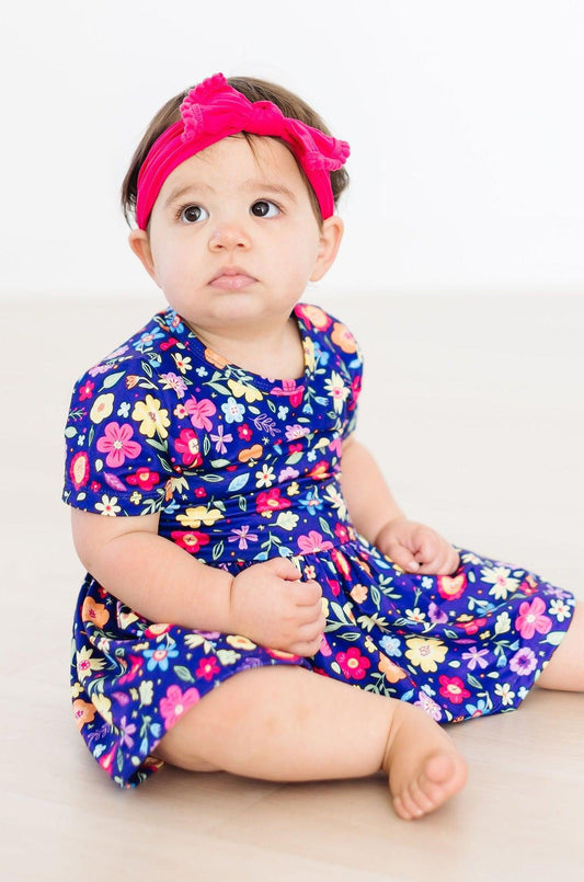 MILA & ROSE TWIRL BODYSUIT - PICK A POSEY 0-3MO