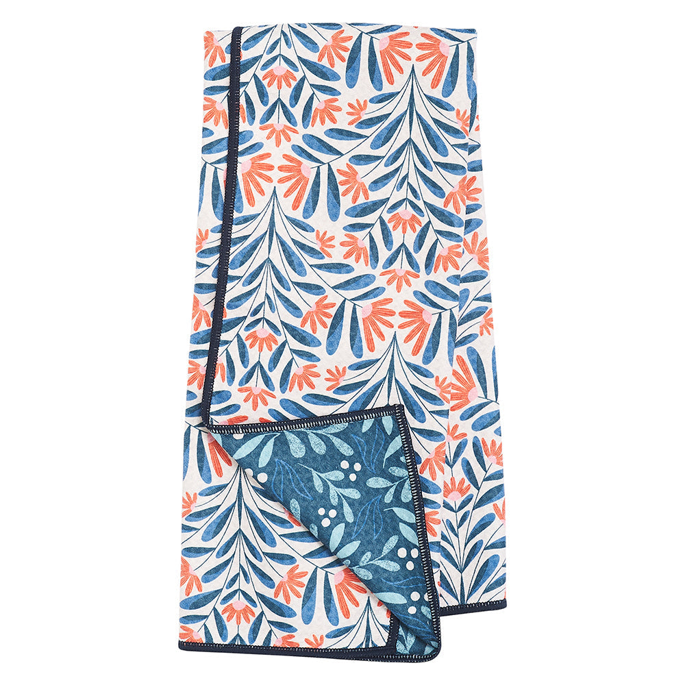 ONCE AGAIN HOME-REVERSIBLE TOWEL- RJW SFLORA-EGGNOG