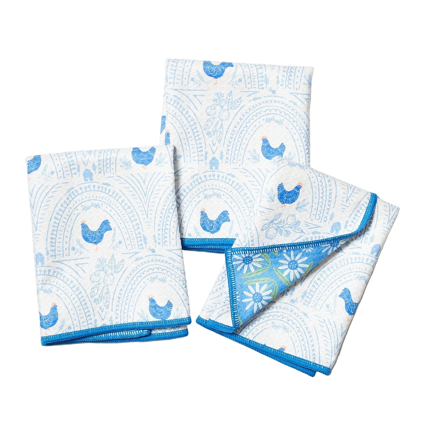 ONCE AGAIN HOME-MIGHTY MINI TOWELS SET OF 3-ROOST