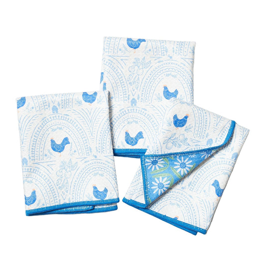 ONCE AGAIN HOME-MIGHTY MINI TOWELS SET OF 3-ROOST