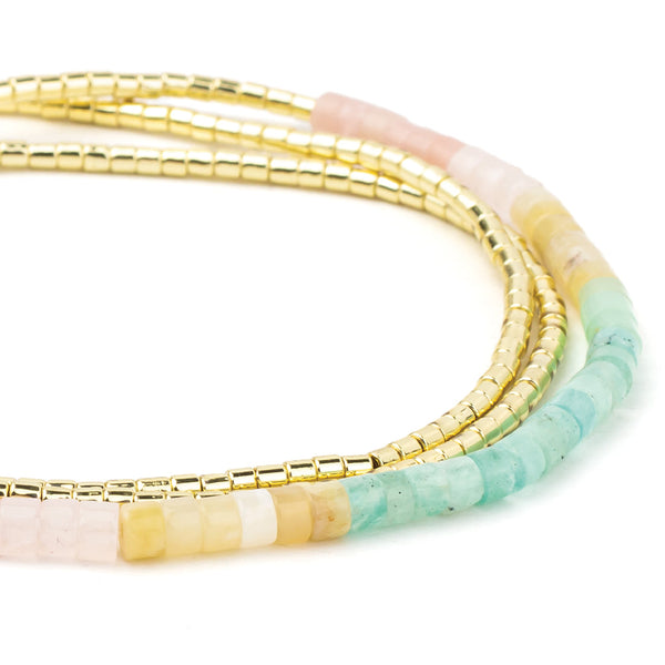SCOUT OMBRE STONE WRAP-DAYBREAK/GOLD