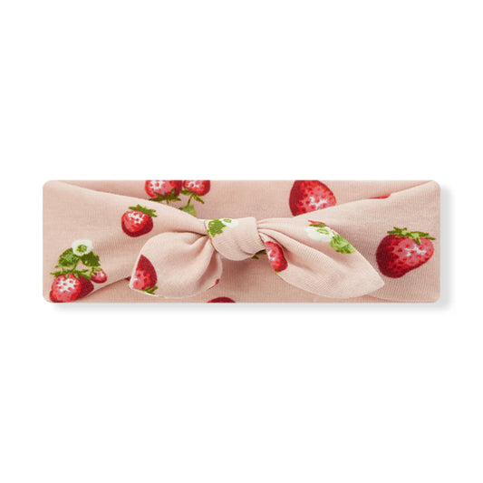 MILKBARN ORGANIC HEADBAND-STRAWBERRY-0-6