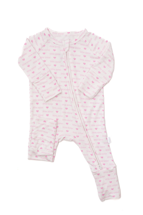 UPTOWN KIDS-SLEEP ROMPER-LITTLE SISTER