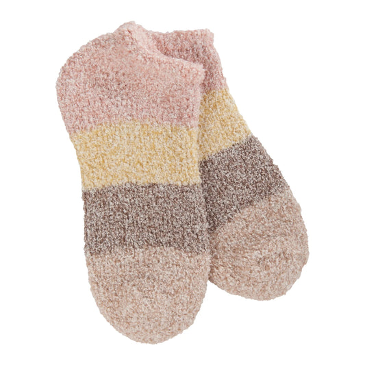 WORLDS SOFTEST SOCKS-LOW SOCKS ROSE MULT