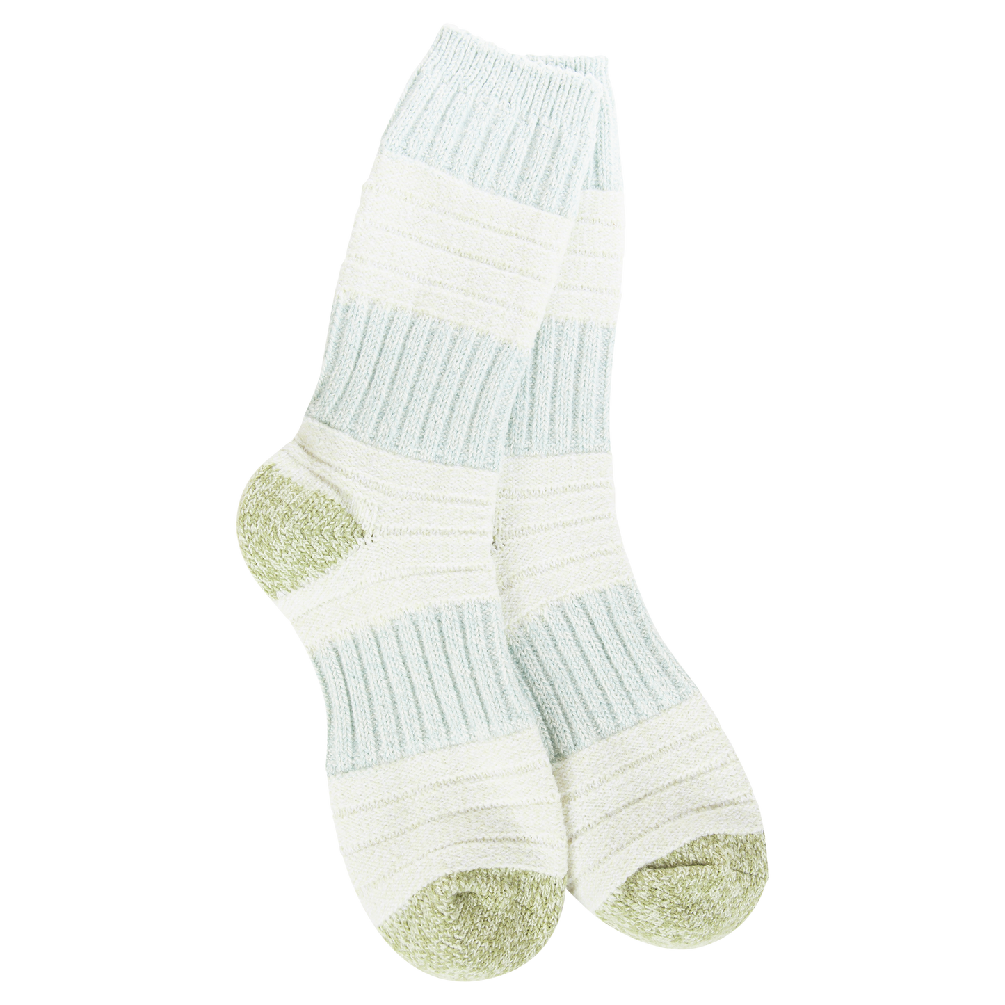 WORLDS SOFTEST SOCK-GREEN/BLUE