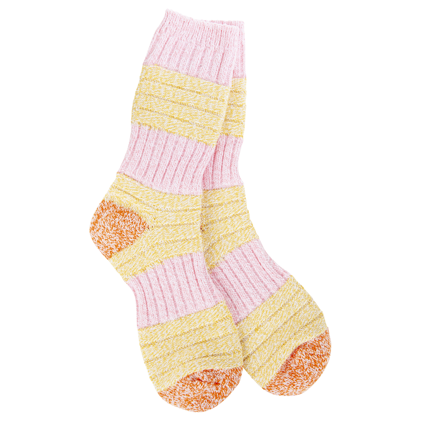 WORLDS SOFTEST SOCK-PINK/HONEY