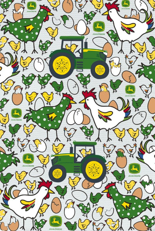 Wet It Swedish Towel-John Deere-Chicken Coop Towel