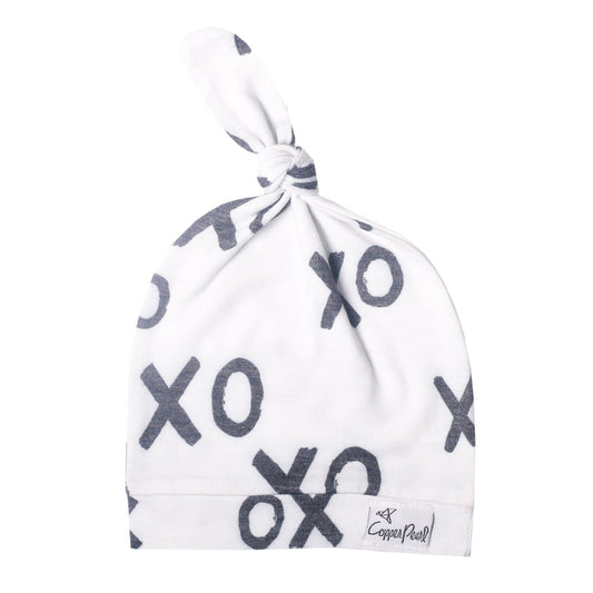 COPPER PEARL TOP KNOT HAT-XOXO