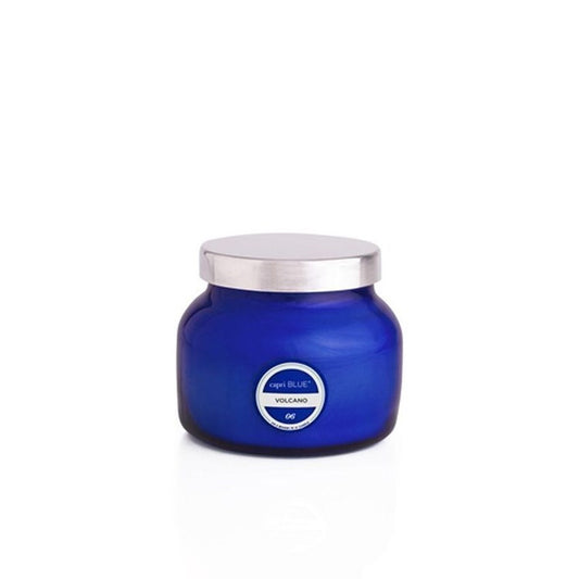 CAPRI BLUE VOLCANO CANDLE -BLUE JAR 8 OZ