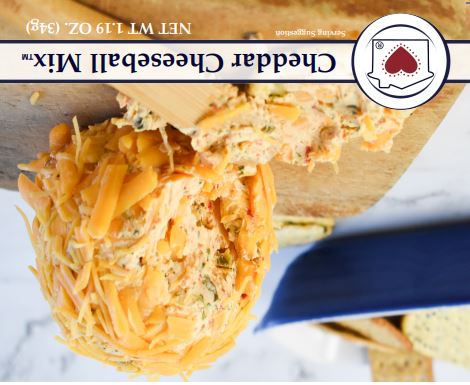 CHC DIP MIX-CHEDDAR CHEESEBALL