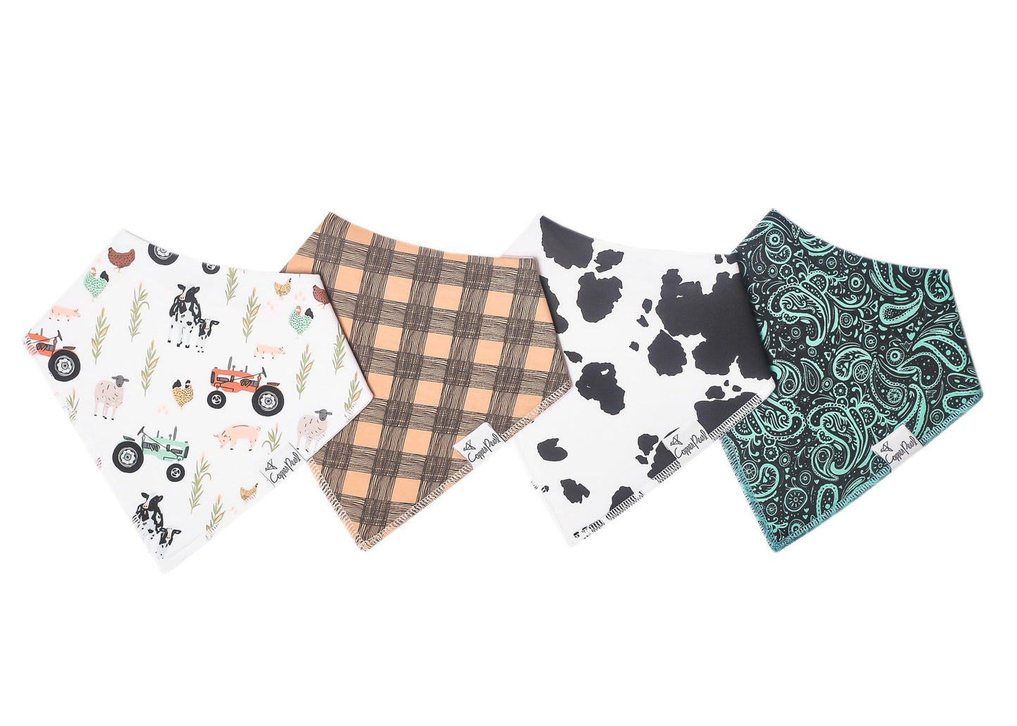 COPPER PEARL BANDANA BIBS/JO