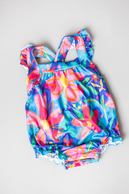 MILA & ROSE XBACK ROMPER-SPRINGING AROUND