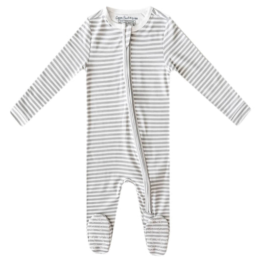 COPPER PEARL ZIP-UP FOOTIE-EVEREST