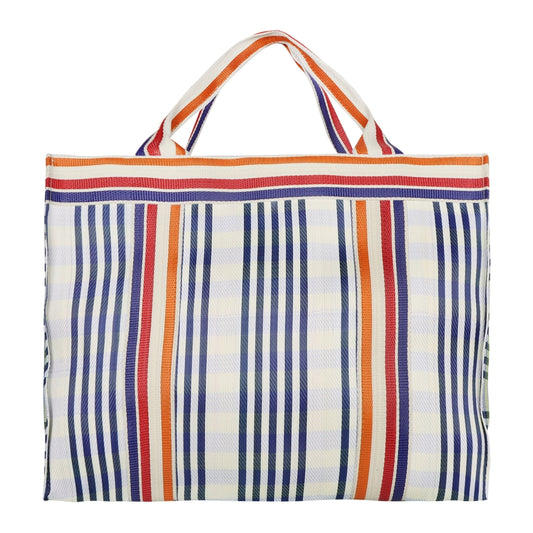 VAAN-ISLA XL TOTE FAIR WIND-WHT/BLUE