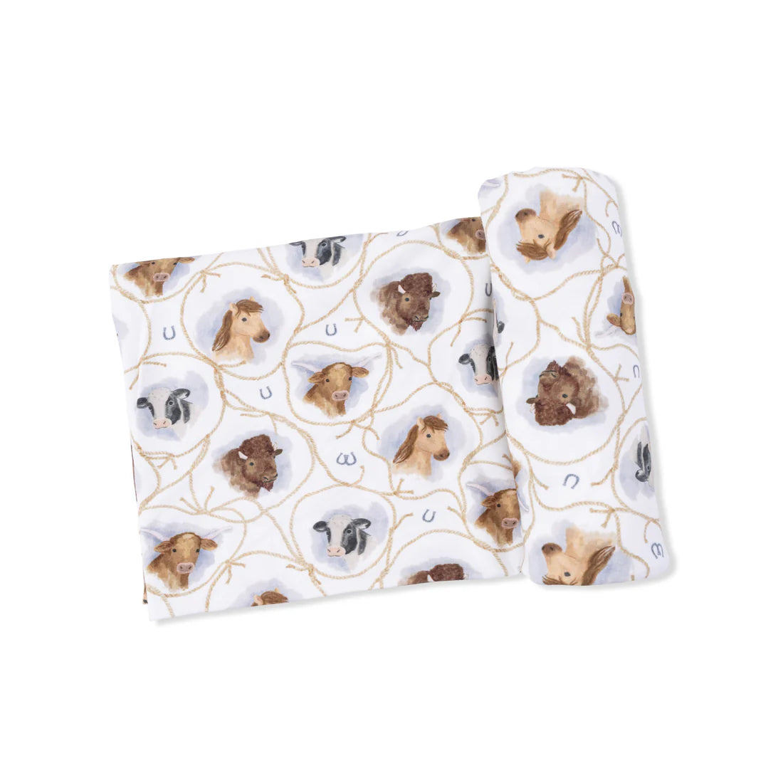 ANGEL DEAR SWADDLE-FARM ANIMAL PARTY