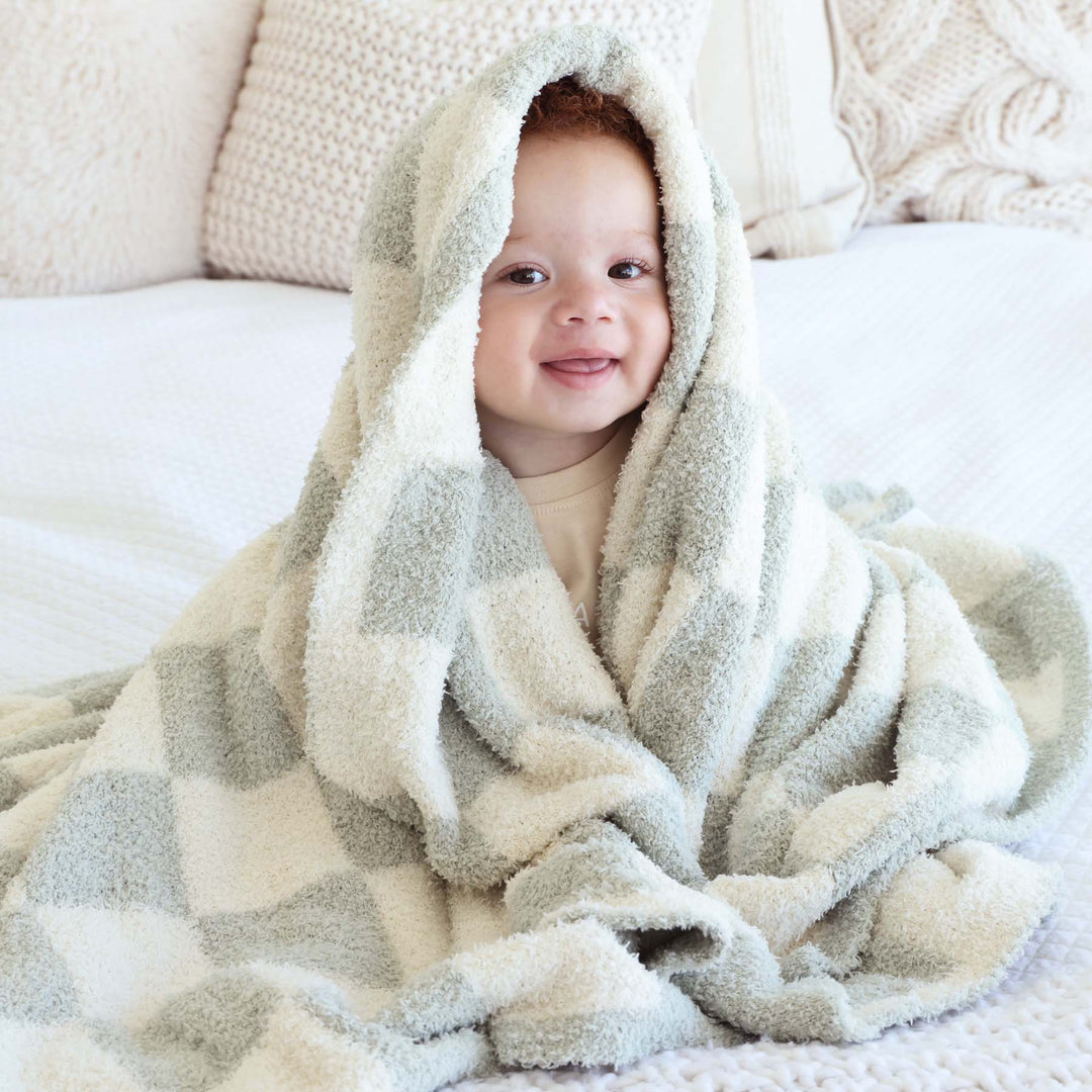 CADEN LANE-LUXE CHECK-SAGE