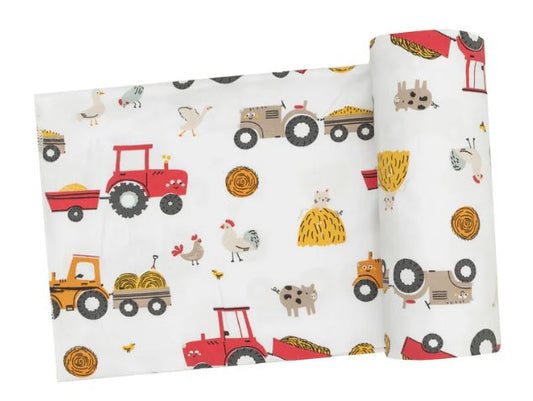 ANGEL DEAR SWADDLE-HAPPY TRACTORS