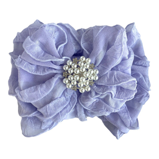 IN AWE BOW/LAVENDER W/PEARL