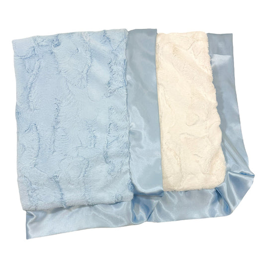 ROCKIN ROYALTY BLANKET-CLASSIC BABY BLUE