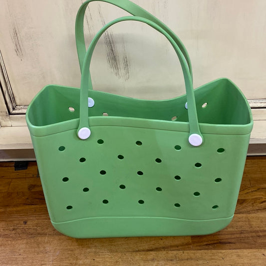 CARRYALL WASHABLE TOTE LT GREEN