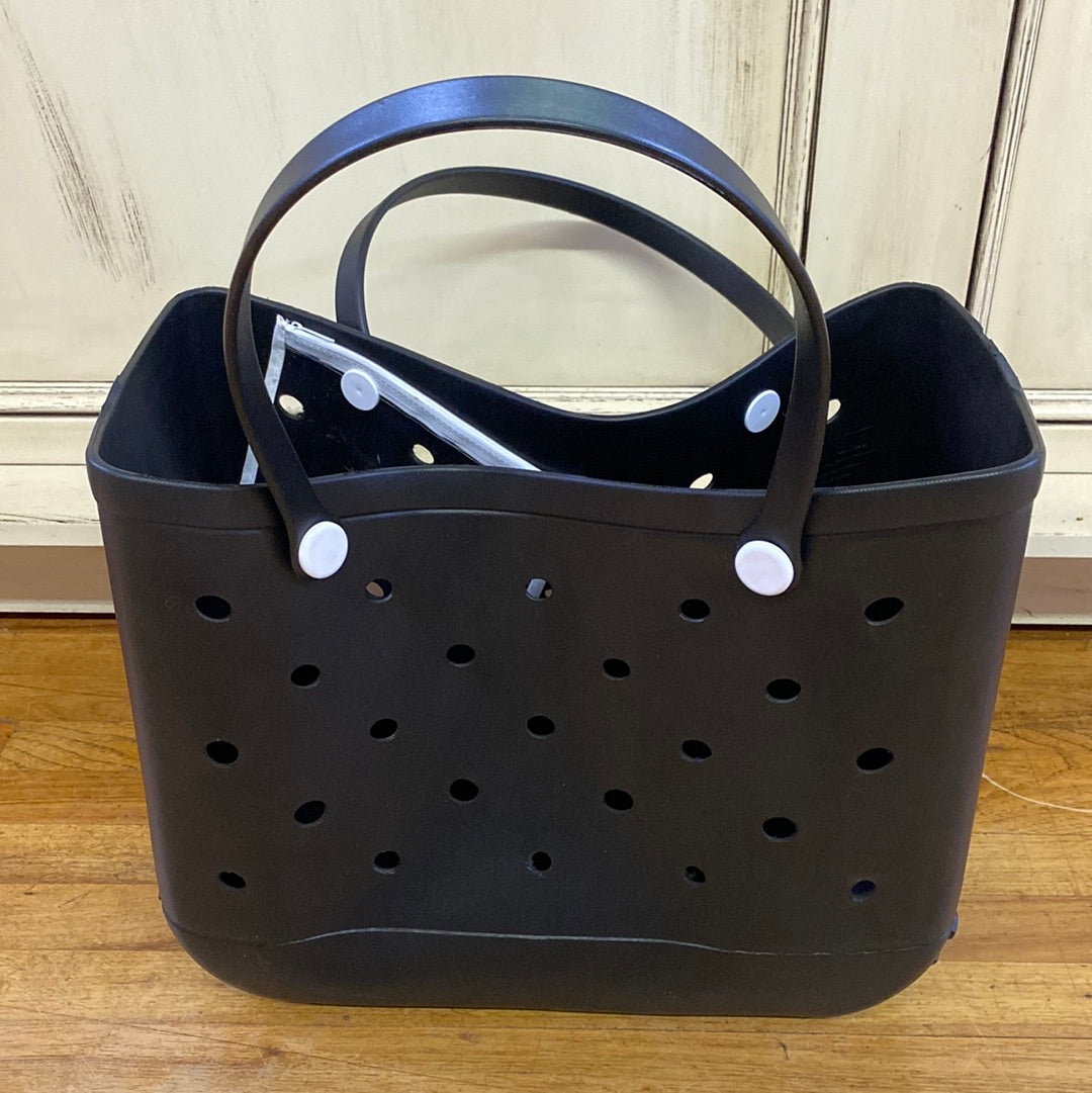 CARRYALL WASHABLE TOTE -BLACK